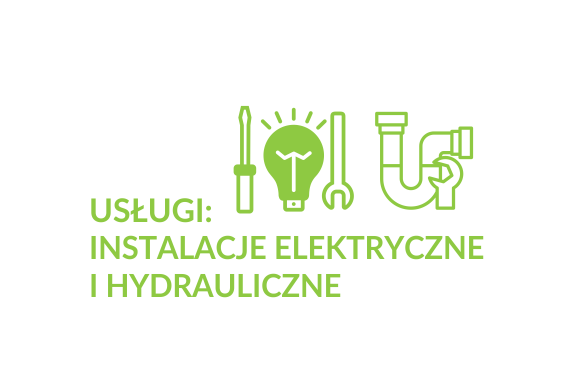 usługi: instalacje elektryczne i hydrauliczne